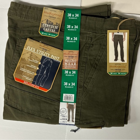 Weatherproof | Pants | Nwt Mens Weatherproof Vintage Flex Utility Pant ...